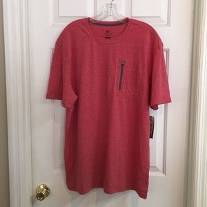 Red pullover tee